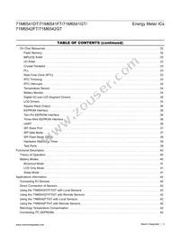 71M6542GT-IGTR/F Datasheet Page 3