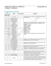 71M6542GT-IGTR/F Datasheet Page 17