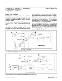 71M6542GT-IGTR/F Datasheet Page 22