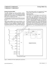 71M6543HT-IGTR/F Datasheet Page 21