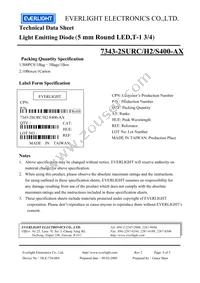 7343-2SURC/H2/S400-A8 Datasheet Page 5