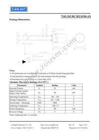 7343-2SURC/H2/S530-A5 Datasheet Page 2