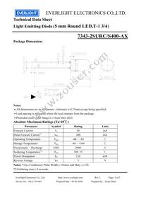 7343-2SURC/S400-A7 Datasheet Page 2