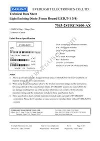 7343-2SURC/S400-A7 Datasheet Page 5