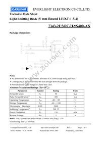 7343-2USOC/H2/S400-A8 Datasheet Page 2