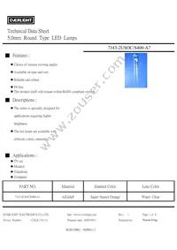 7343-2USOC/S400-A7 Datasheet Cover