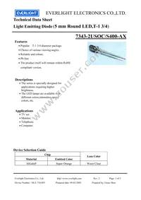 7343-2USOC/S400-A9 Datasheet Cover