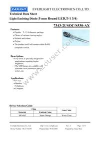 7343-2USOC/S530-A5 Datasheet Cover