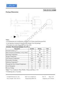 7343-2UYC/S1060 Datasheet Page 2