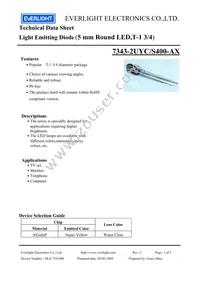 7343-2UYC/S400-A9 Datasheet Cover