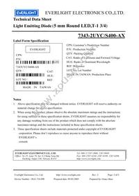 7343-2UYC/S400-A9 Datasheet Page 5