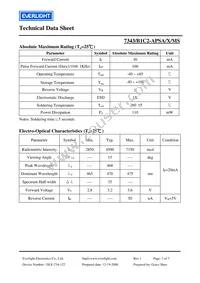 7343-B1C2-APSA-X-MS Datasheet Page 3