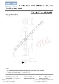 7383/R7C3-ARUB/P/MS Datasheet Page 2