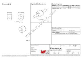 74270011 Datasheet Cover