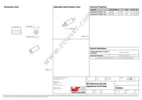 74270014 Datasheet Cover