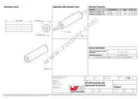 74270017 Datasheet Cover