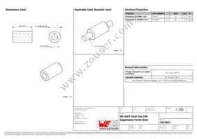 74270021 Datasheet Cover