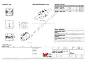 74271211 Datasheet Cover