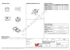 74271722 Datasheet Cover