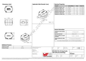 74272221 Datasheet Cover