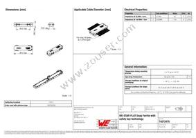 74272475 Datasheet Cover