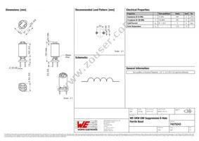 74275243 Datasheet Cover