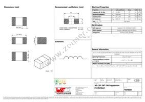 74279201 Datasheet Cover