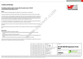 74279213 Datasheet Page 5