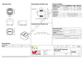 742792901 Datasheet Cover