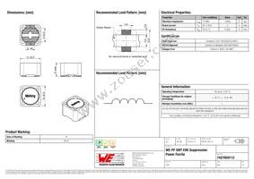 7427929112 Datasheet Cover