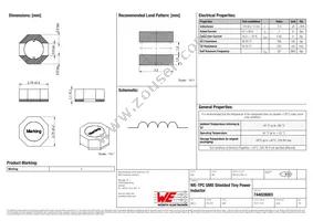 744028003 Datasheet Cover