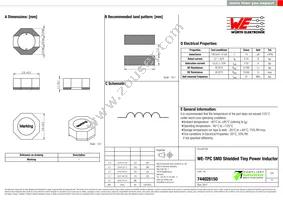 744028150 Datasheet Cover