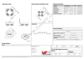 744030003 Datasheet Cover