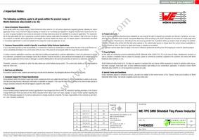 744030220 Datasheet Page 6