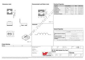 744031002 Datasheet Cover