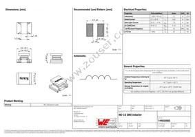 744032002 Datasheet Cover