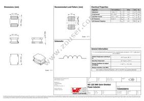 744040200016 Datasheet Cover