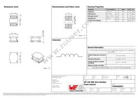 744040200033 Datasheet Cover