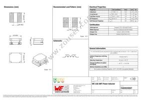 744040240047 Datasheet Cover