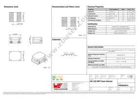 74404024015 Datasheet Cover