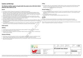 74404024022 Datasheet Page 5