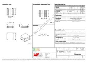 74404032010 Datasheet Cover