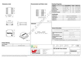 744040520047 Datasheet Cover