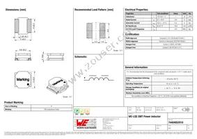 74404052010 Datasheet Cover