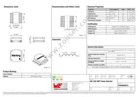 74404052012 Datasheet Cover