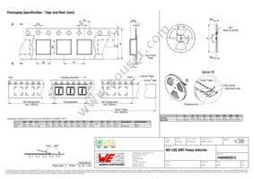 74404052012 Datasheet Page 3