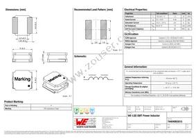 74404063015 Datasheet Cover