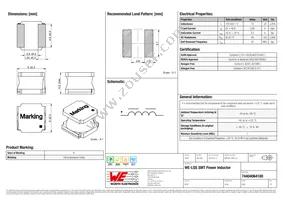 74404064100 Datasheet Cover