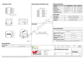 74404086222 Datasheet Cover