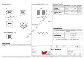 744045180 Datasheet Cover